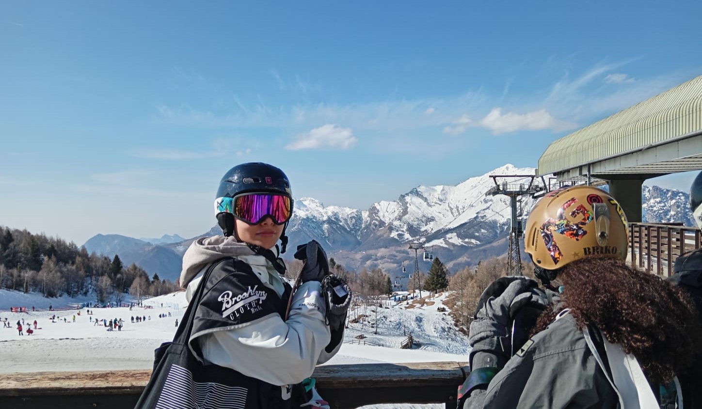 Lezione di snowboard - Associazione CAF